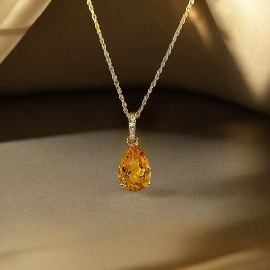 Genuine Citrine Pendant